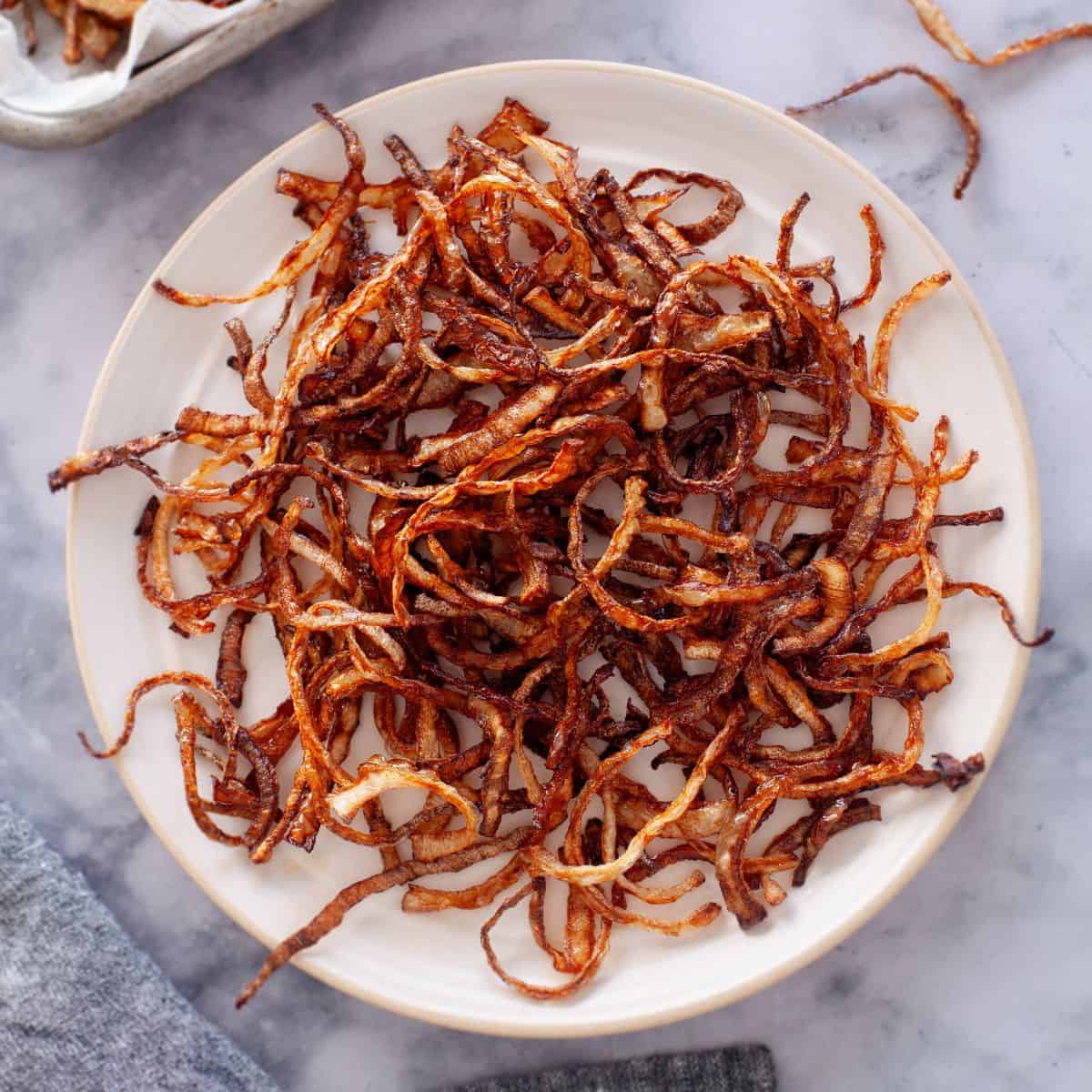 Crispy Fried Onions Process